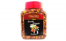 Easy Life Chilli Flakes Roasted   Plastic Jar  200 grams